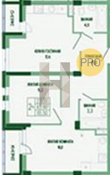 Продается 2-комн. квартира, 65.5 м², ЖК Екатерининский Парк, 