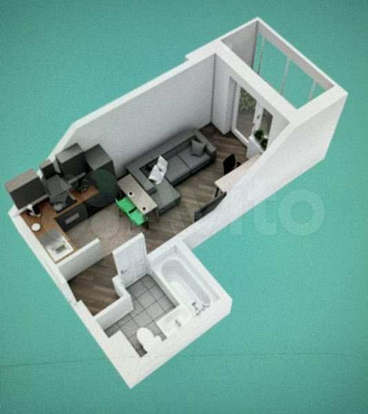 Продается Студия, 22.7 м², р-н поселок Краснодарский, 