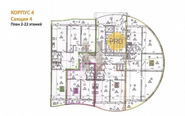 3-комн. квартира, 105 м², ЖК Радонеж (№131945)