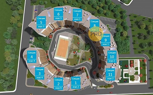 3-комн. квартира, 105 м², ЖК Радонеж (№131945)