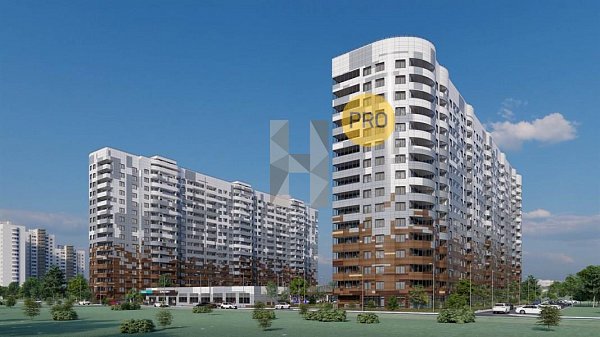 1-комн. квартира, 38.88 м², ЖК Хорошая Погода-2 (№132323)