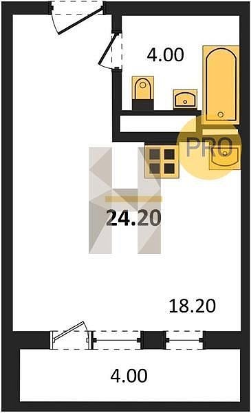 Продается Студия, 24.2 м², ЖК Все Свои, 