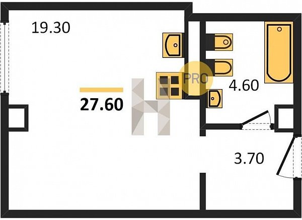 Продается Студия, 27.4 м², ЖК The Grand Palace, 
