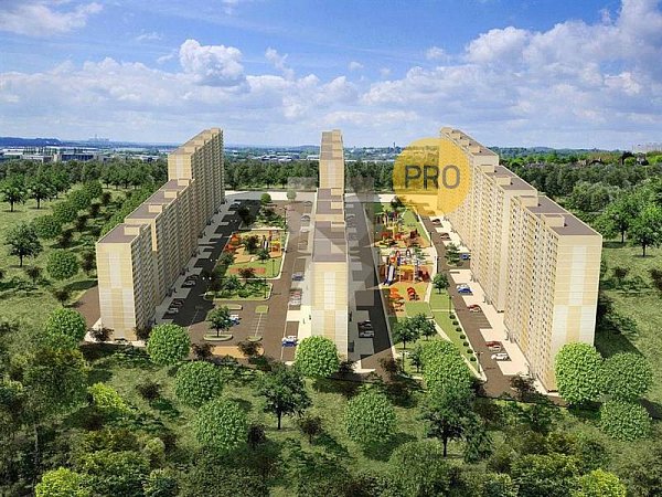 1-комн. квартира, 36.87 м², ЖК Славянка (№132182)